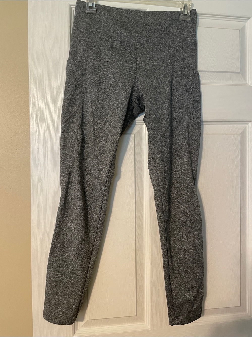 Marika Kelly high-rise tummy control Ankle Leggings in Heather grey
